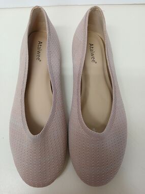 ✅️NWOT Blush Knit Slip-On Ballet Flats